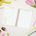 Kalendarz książkowy Finocam Moniquilla Garden Wielokolorowy A5 15,5 x 21,2 cm 2024-2025