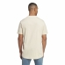 Heren-T-Shirt met Korte Mouwen Adidas All Szn Beige