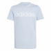 Børne Kortærmet T-shirt Adidas Linear Logo Blå