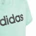 Barn T-shirt med kortärm Adidas Linear Logo Grön Aquamarine