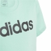 Laste Lühikeste varrukatega T-särk Adidas Linear Logo Roheline Akvamariin
