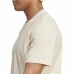 Heren-T-Shirt met Korte Mouwen Adidas All Szn Beige