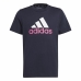 Børne Kortærmet T-shirt Adidas Essentials Mørkeblå