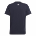 Child's Short Sleeve T-Shirt Adidas Essentials Dark blue