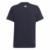 Detské Tričko s krátkym rukávom Adidas Essentials Tmavo modrá