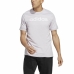 Heren-T-Shirt met Korte Mouwen Adidas Essentials Lila