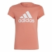 Kurzarm-T-Shirt für Kinder Adidas Rosa