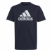 Camisola de Manga Curta Infantil Adidas Preto