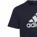 Kurzarm-T-Shirt für Kinder Adidas Schwarz