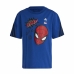 Barn T-shirt med kortärm Adidas Spider-Man Blå