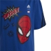 T-Shirt met Korte Mouwen voor kinderen Adidas Spider-Man Blauw