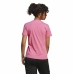 T-shirt med kortärm Dam Adidas 3 stripes Rosa