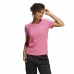 Dames-T-Shirt met Korte Mouwen Adidas 3 stripes Roze