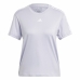 Women’s Short Sleeve T-Shirt Adidas Aeroready Train Essentials Lilac Light mauve