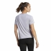 Damen Kurzarm-T-Shirt Adidas Aeroready Train Essentials Lila Violett