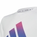 Børne Kortærmet T-shirt Adidas Train Icons Hvid