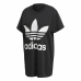 Dames-T-Shirt met Korte Mouwen Adidas Trefoil Zwart