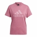 Lühikeste varrukatega T-särk, naiste Adidas Winrs 3.0 Heleroosa