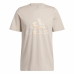 T-shirt med kortärm Herr Adidas Beige Kamouflage