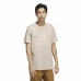 Heren-T-Shirt met Korte Mouwen Adidas Beige Camouflage