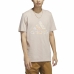 Heren-T-Shirt met Korte Mouwen Adidas Beige Camouflage