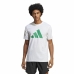 Kortærmet T-shirt til Mænd Adidas Train Essentials Hvid