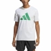 Kortærmet T-shirt til Mænd Adidas Train Essentials Hvid