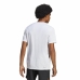 Men’s Short Sleeve T-Shirt Adidas Train Essentials White