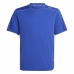 Camisola de Manga Curta Infantil Adidas Aeroready Azul