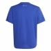 Kurzarm-T-Shirt für Kinder Adidas Aeroready Blau