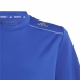 Camiseta de Manga Corta Infantil Adidas Aeroready Azul