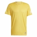 Heren-T-Shirt met Korte Mouwen Adidas Run It Geel