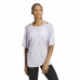 Damen Kurzarm-T-Shirt Adidas Studio Oversized Lila