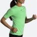 Camisola de Manga Curta Mulher Brooks High Point Verde