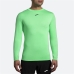 Maglia a Maniche Lunghe Uomo Brooks High Point Verde