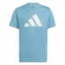 Børne Kortærmet T-shirt Adidas Training Essentials Lyseblå