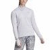 Camiseta de Manga Larga de Mujer Adidas Fast 1/2 Zip Lila Lavanda