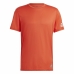 Camiseta de Manga Corta Hombre Adidas Run It Naranja