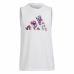 Camiseta de Tirantes Infantil Adidas Blanco