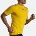 Camisola de Manga Curta Homem Brooks High Point Amarelo