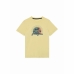 Camisola de Manga Curta Infantil Jack & Jones Jjsummer Smu Vibe Tee Amarelo