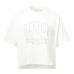 Kortærmet T-shirt til Kvinder Reebok Graphic Logo Hvid