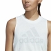 Maillot de Corps sans Manches pour Femme Adidas Future Icons 3.0 Blanc