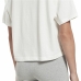 Damen Kurzarm-T-Shirt Reebok Graphic Logo Weiß