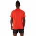 Heren-T-Shirt met Korte Mouwen Asics Core Rood