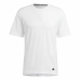 Heren-T-Shirt met Korte Mouwen Adidas Base Wit