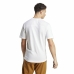 Camisola de Manga Curta Homem Adidas Base Branco