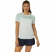 Kortermet sport-t-skjorte Asics Court Hvit Dame Tennis