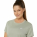 Camisola de Manga Curta Mulher Asics Core Azeitona