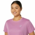 Camiseta de Manga Corta Mujer Asics Core Rosa claro